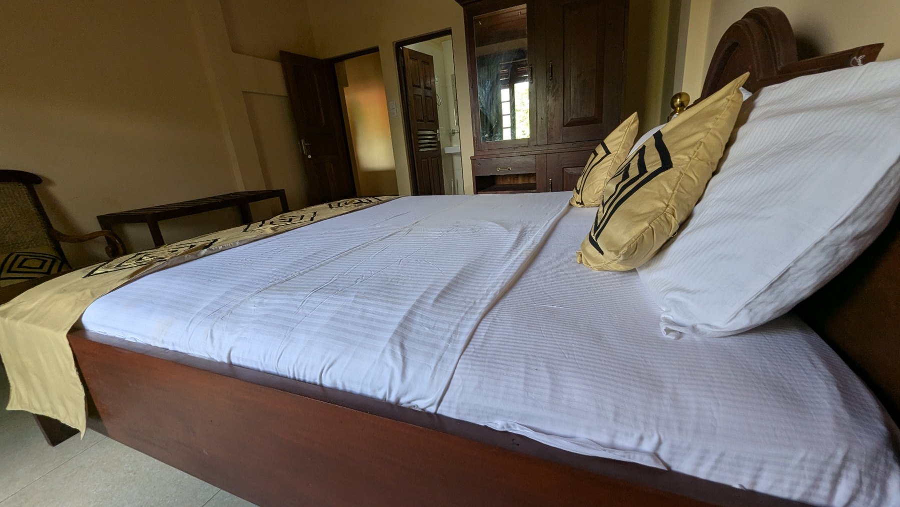 Comfortable guest bedroom